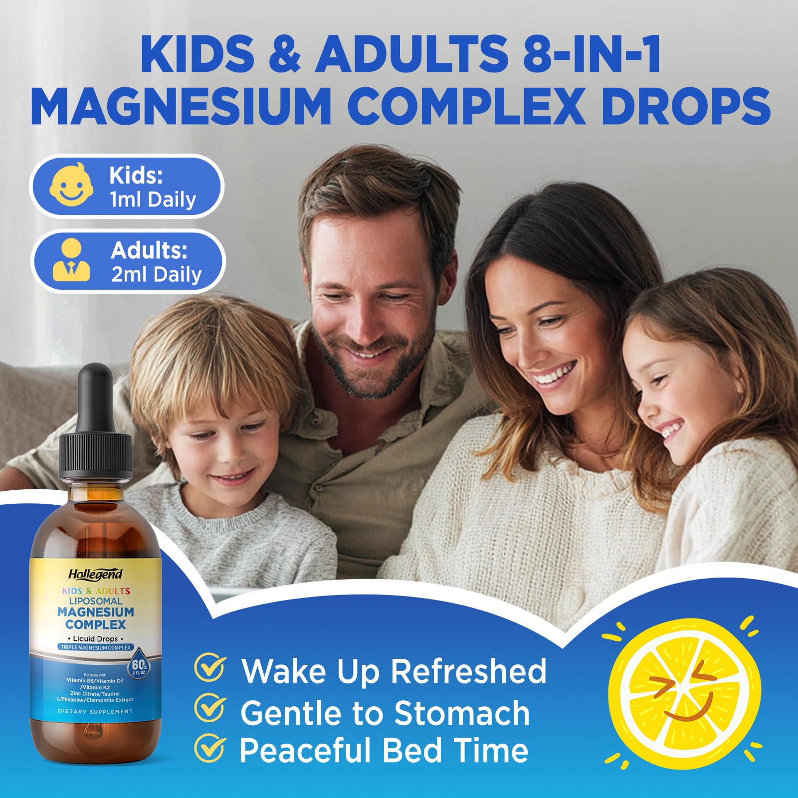 HOLLEGEND Magnesium Complex Liquid Drops ingredients list