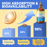 HOLLEGEND Magnesium Complex Liquid Drops with lemon flavour