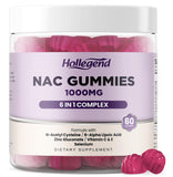 HOLLEGEND NAC Gummies 1000mg blueberry flavour front view
