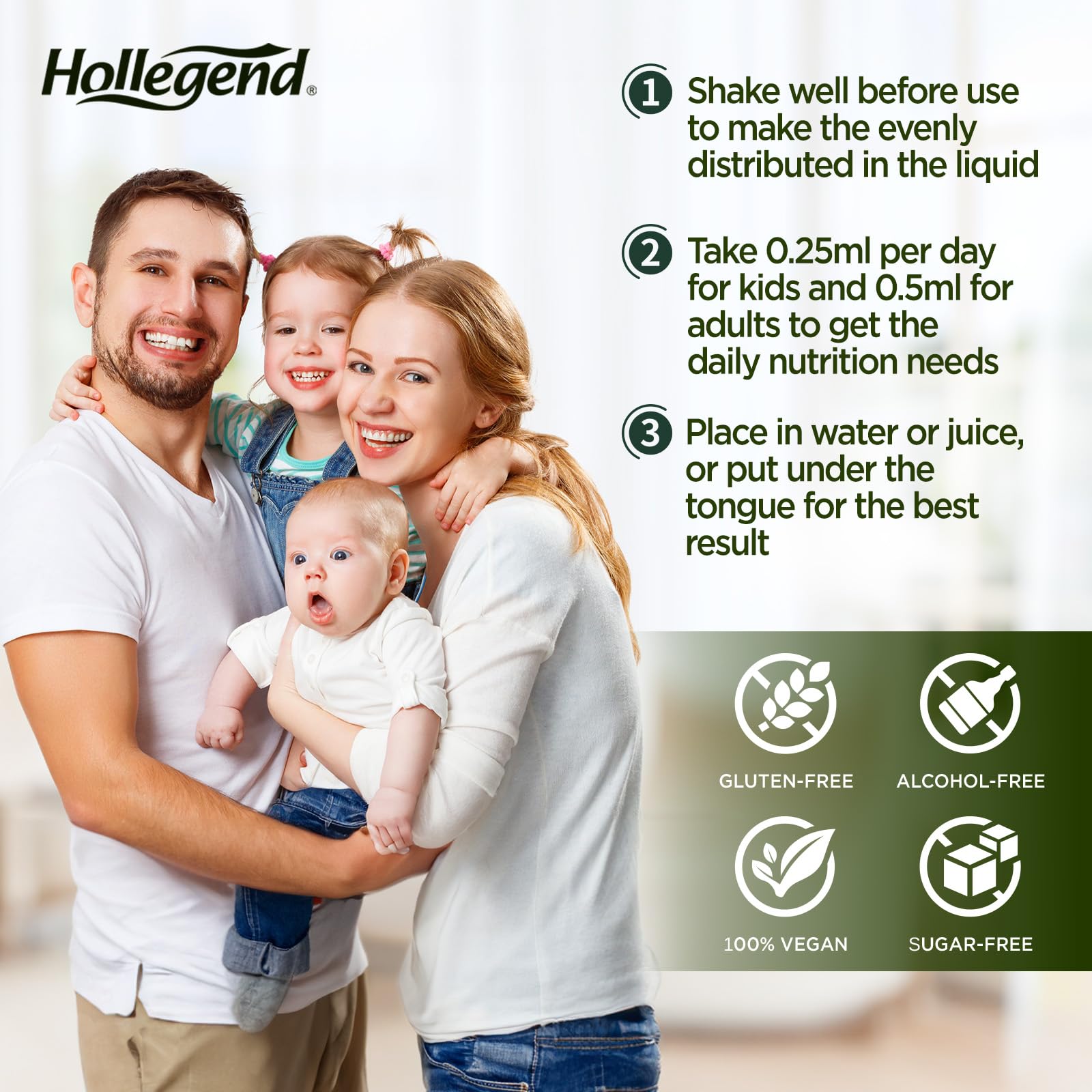 HOLLEGEND Oregano Oil Drops 150g lifestyle shot