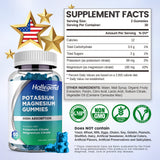 HOLLEGEND Potassium Magnesium Gummies lifestyle scene with bottle