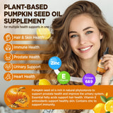 HOLLEGEND Pumpkin Seed Oil with Saw Palmetto 1000mg dropper