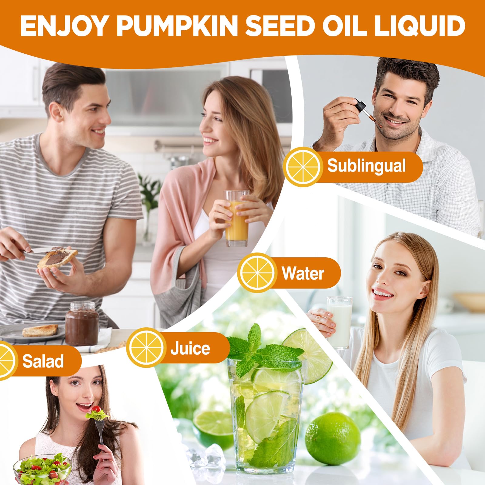 HOLLEGEND Pumpkin Seed Oil with Saw Palmetto 1000mg ingredients list