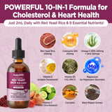 HOLLEGEND Red Yeast Rice Liquid Supplement with dosage dropper