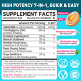 HOLLEGEND TMG Liquid Drops bottle with natural blueberry flavour