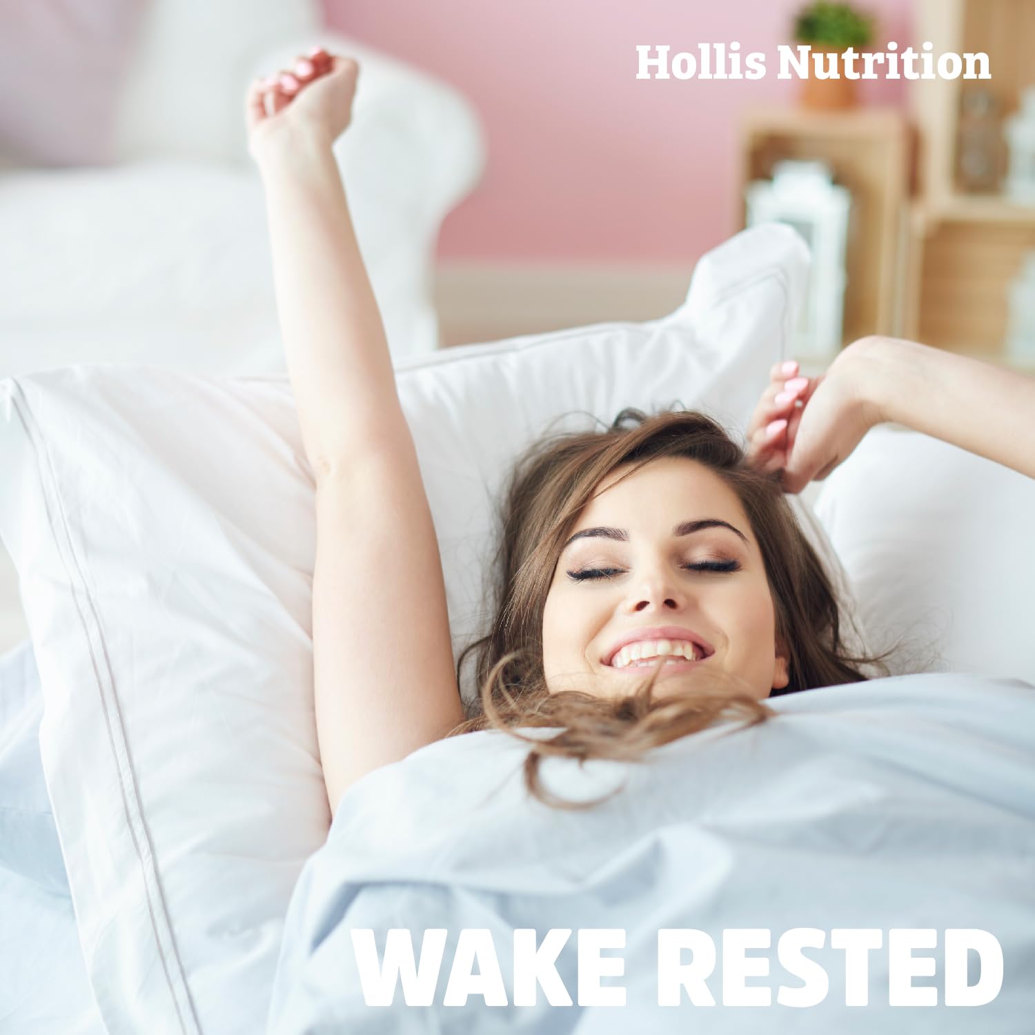 Hollis Nutrition Sleep Fairy capsule bottle side view