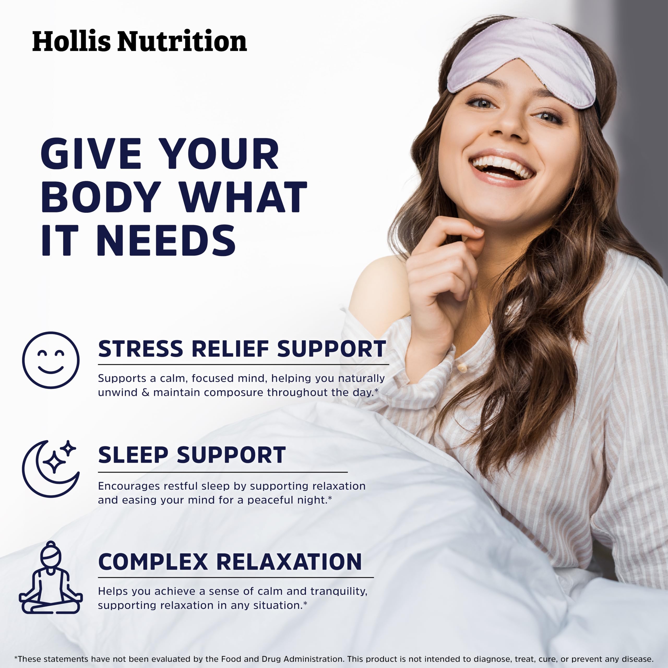 Hollis Nutrition Sleep Fairy capsule ingredients list on the back