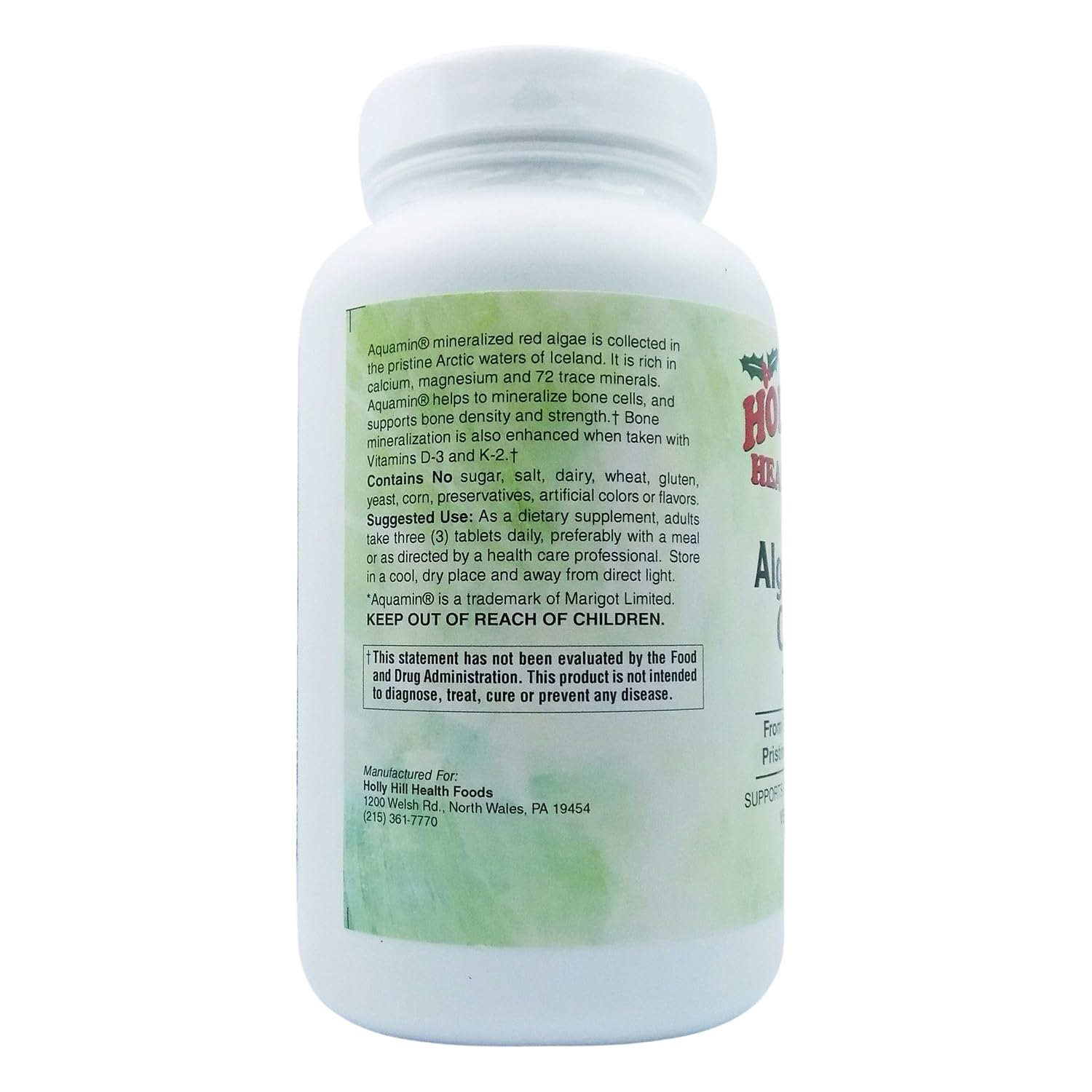 Holly Hill Calcium Supplement with organic red algae