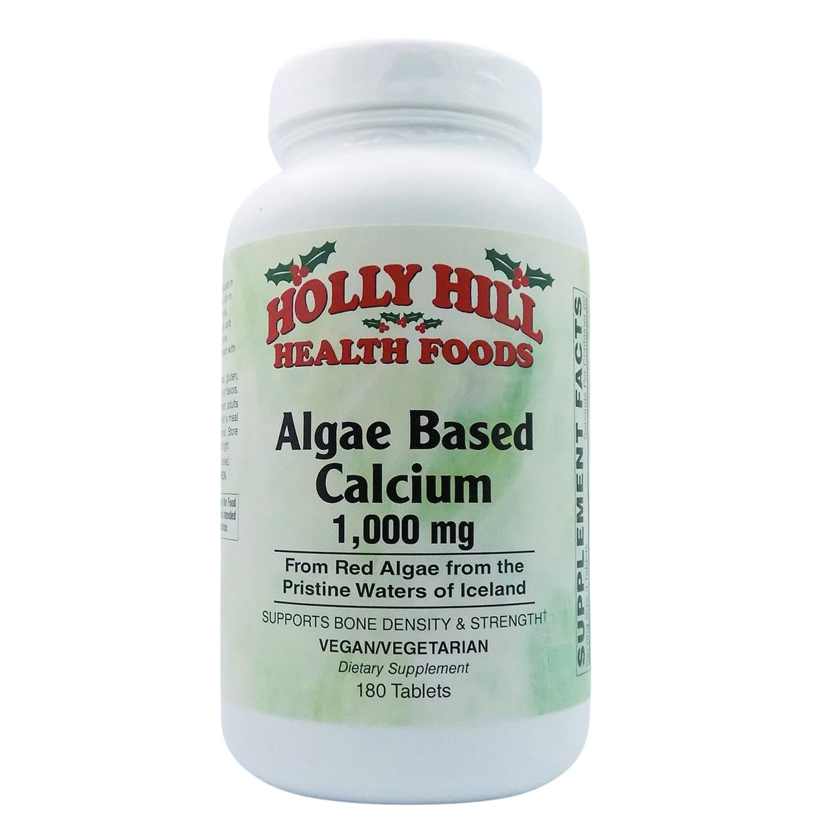 Holly Hill Health Foods Calcium Supplement 1000mg front view