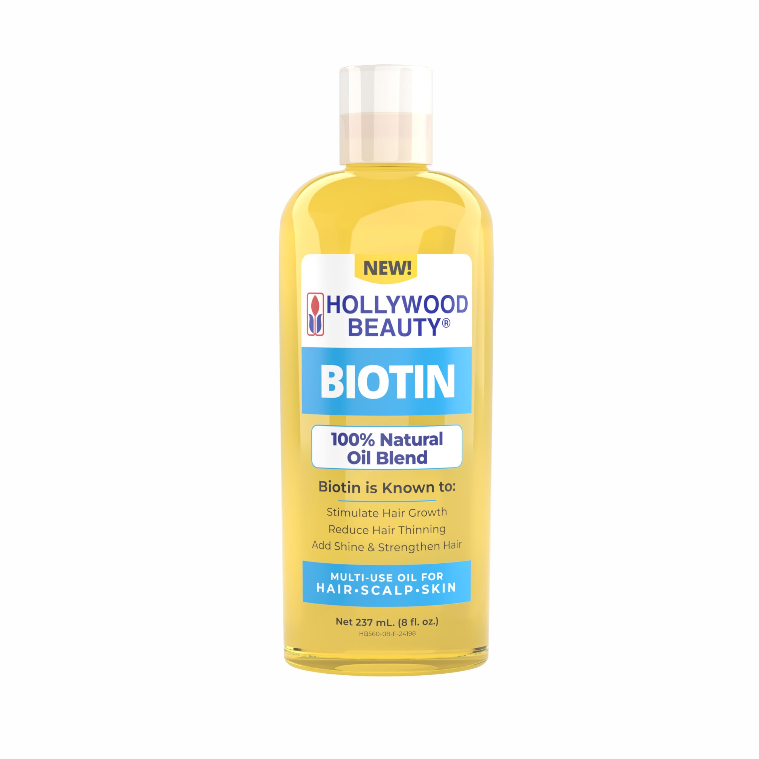 Hollywood Beauty Biotin Oil 249g front view