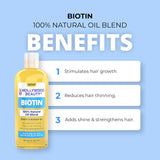 Hollywood Beauty Biotin Oil application on skin