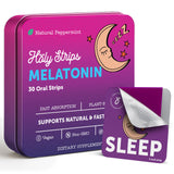 HOLY STRIPS Melatonin Oral Strips packaging front view