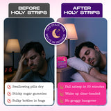 HOLY STRIPS Melatonin Oral Strips showing peppermint flavour