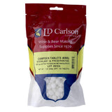 Home Brew Ohio Campden Tablets in use during winemaking