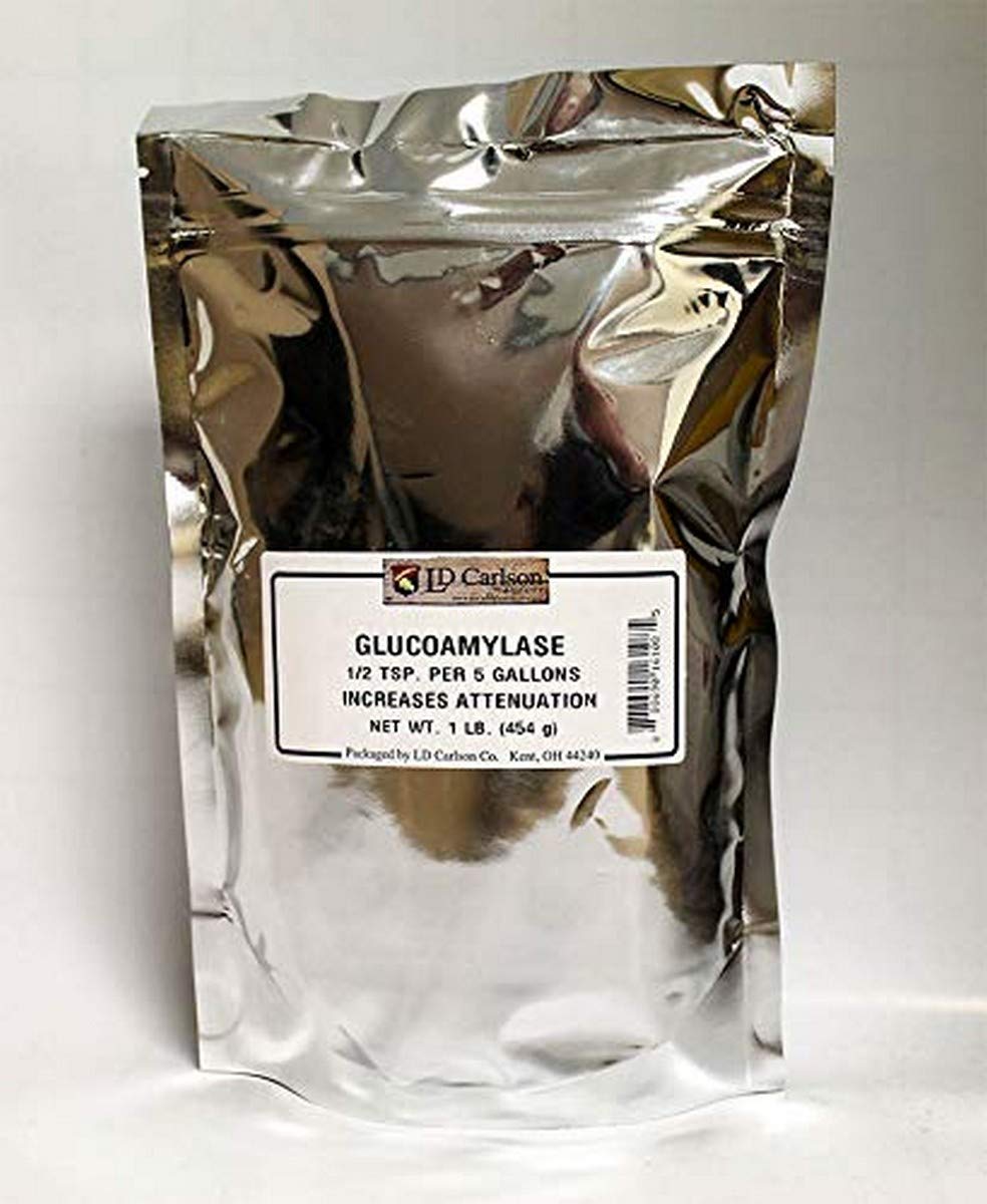 Home Brewing Supplies Multi-Enzymes Powdered Glucoamylase 458g front view