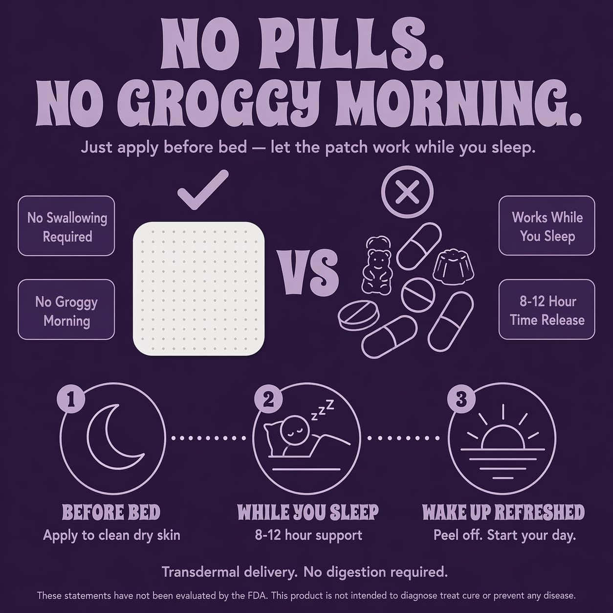 Homi Wellness Sleep Patches ingredients list