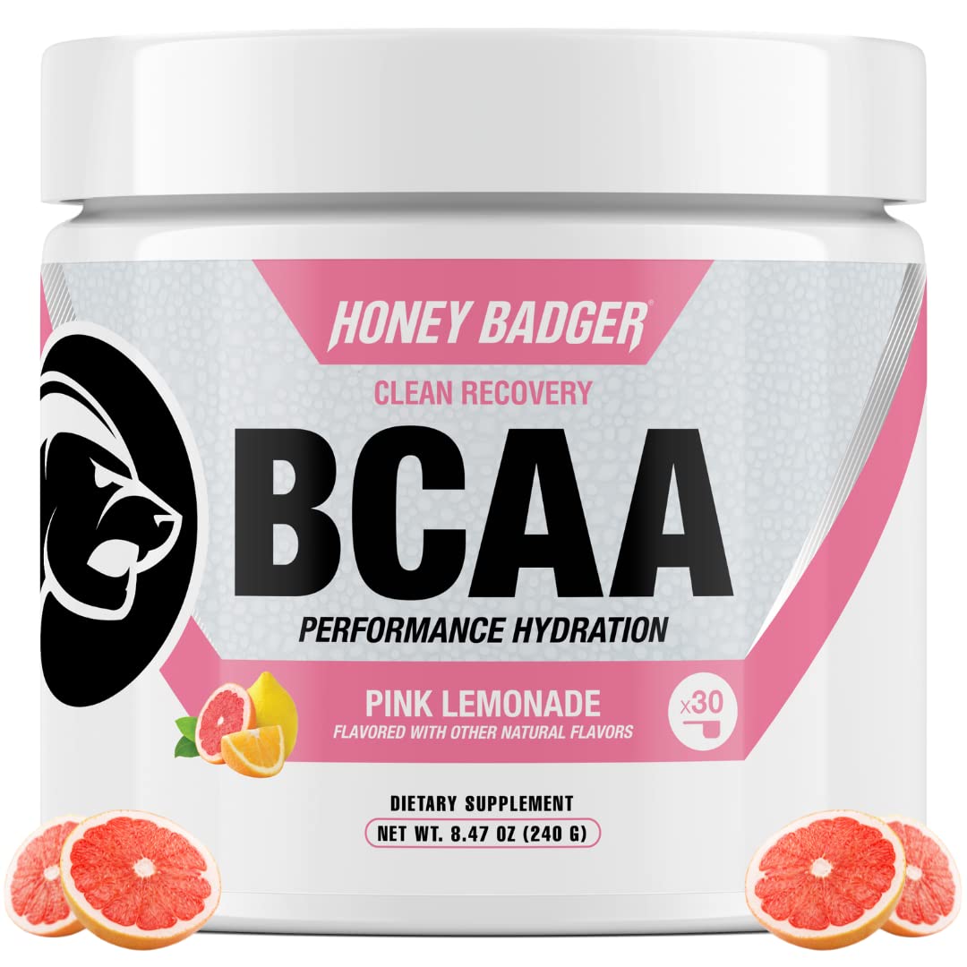 Honey Badger BCAA + EAA Powder 118g front view