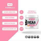 Honey Badger BCAA + EAA Powder 118g scoop with powder