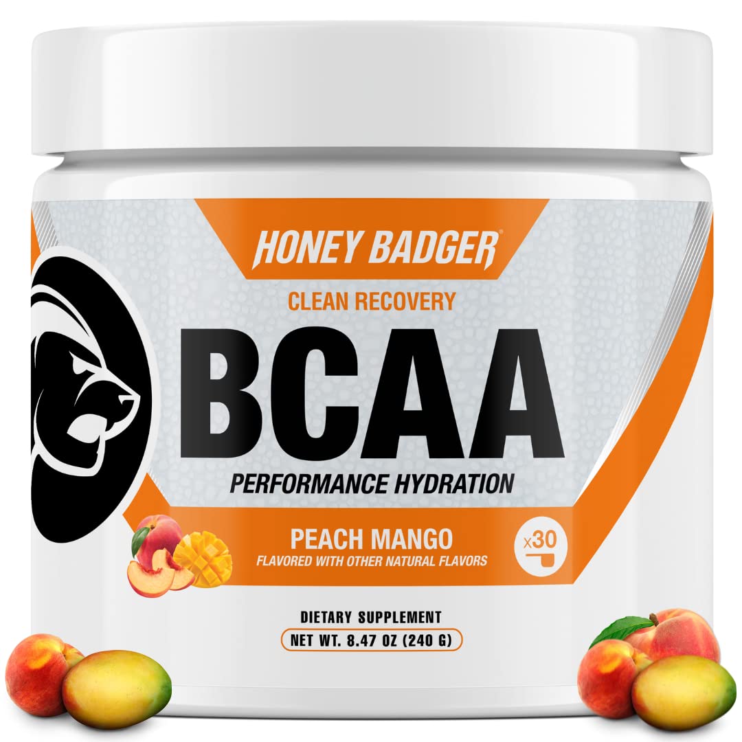 Honey Badger BCAA + EAA Powder 180g front view