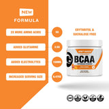 Honey Badger BCAA + EAA Powder 180g side view showing packaging