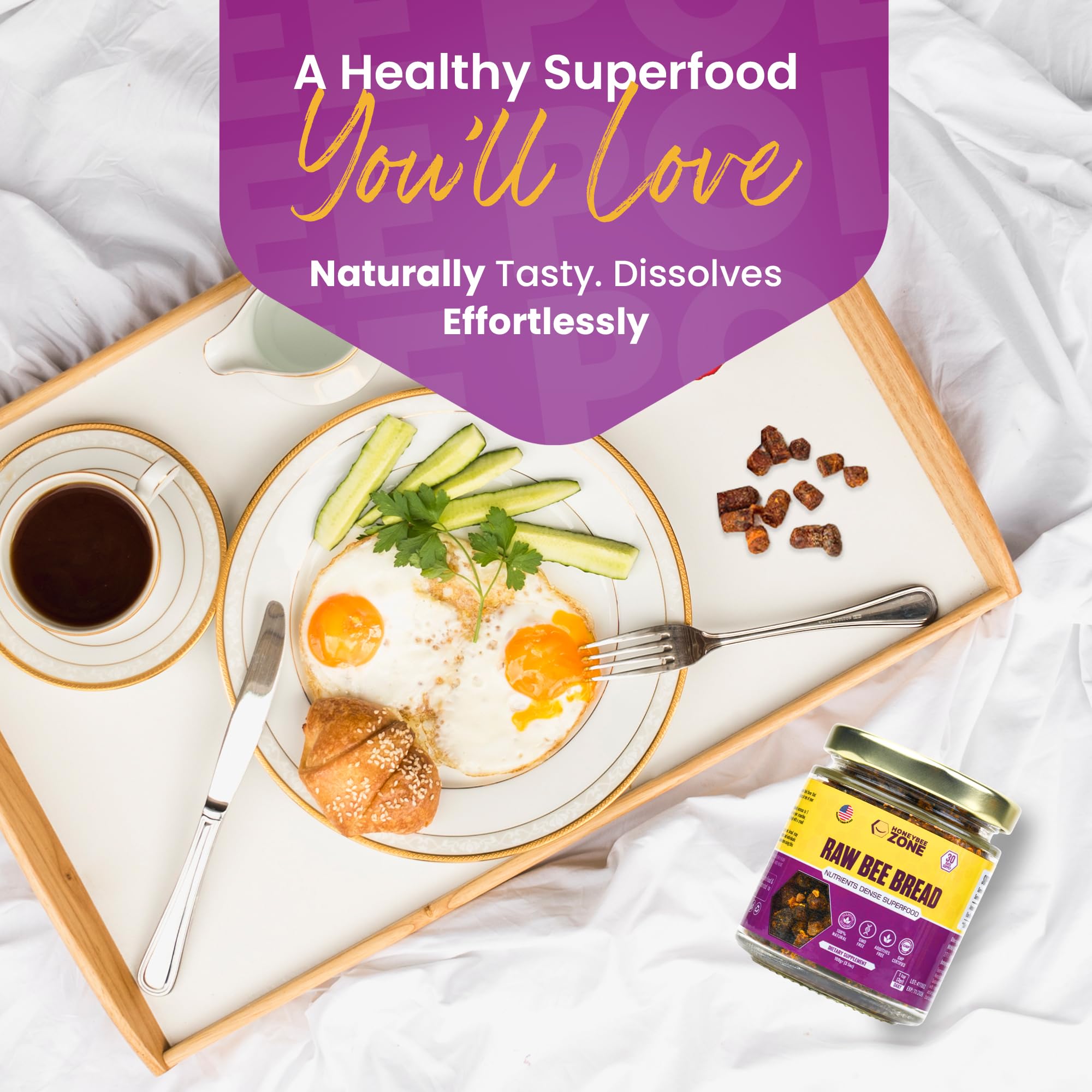 HONEYBEEZONE Bee Bread Granules nutritional information