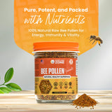HONEYBEEZONE Bee Pollen Granules packaging side view