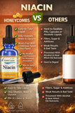 HoneyCombs Liquid B3 Niacin Drops 85g dropper close-up