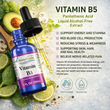 HoneyCombs Liquid Vitamin B5 Extract 50mg on a wooden table