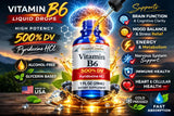 HoneyCombs Liquid Vitamin B6 Drops 28g with measuring dropper