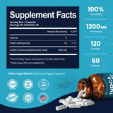 Honeylitte TUDCA Liver Extract 1200mg bottle side view