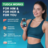 Honeylitte TUDCA Liver Extract 1200mg capsules close-up