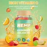 HOOLOO Hemp Gummies close-up of gummies