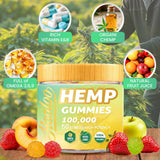 HOOLOO Hemp Gummies close-up of strawberry flavour