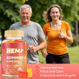 HOOLOO Hemp Gummies displayed on a wooden table