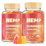 HOOLOO Hemp Gummies front view with assorted fruity flavours
