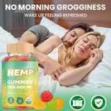 HOOLOO Hemp Gummies in a bowl with fruits