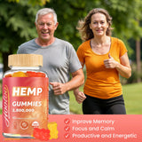 HOOLOO Hemp Gummies Omega 3-6-9 gummies in a bowl