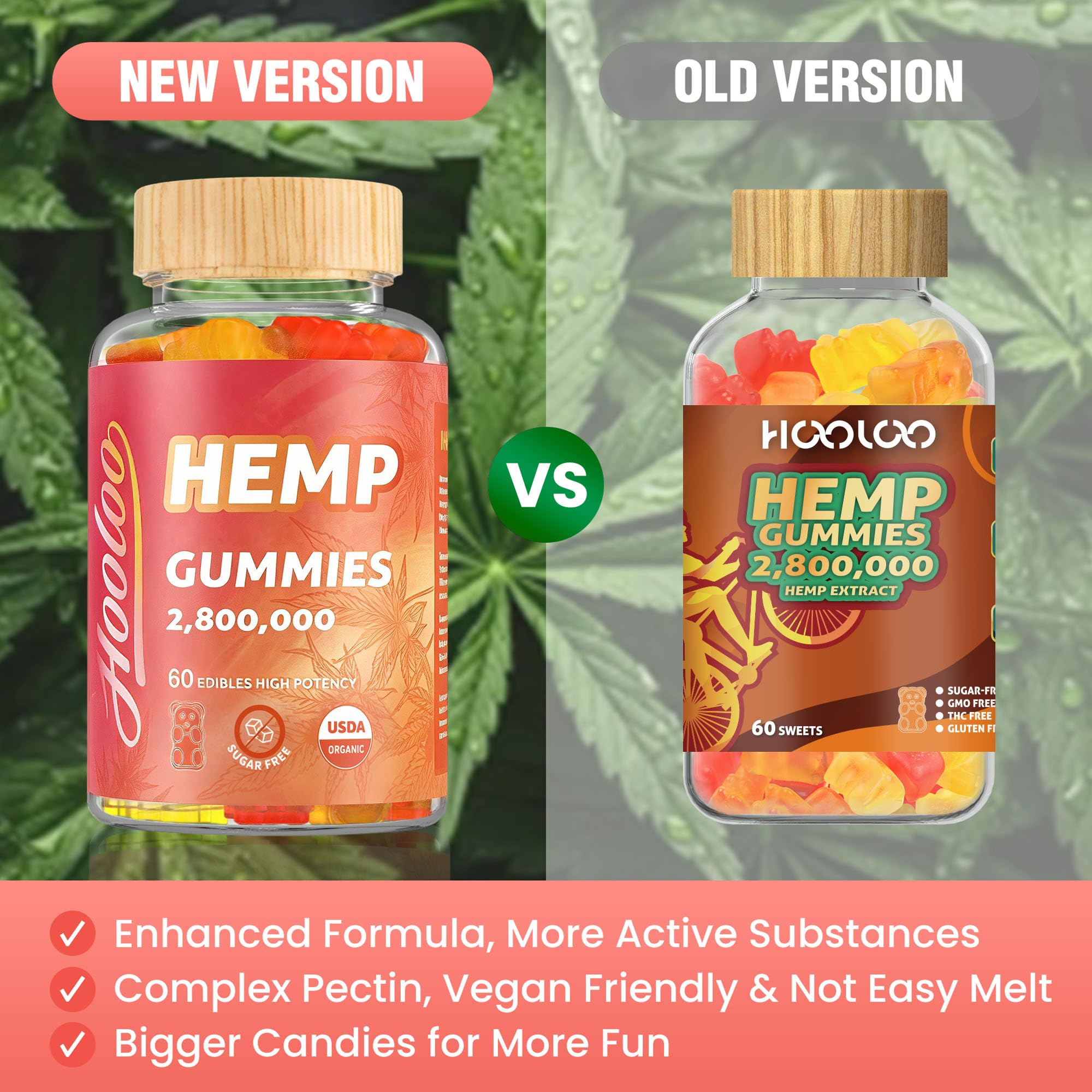 HOOLOO Hemp Gummies Omega 3-6-9 lifestyle scene