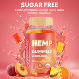 HOOLOO Hemp Gummies Omega 3-6-9 packaging side view
