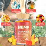 HOOLOO Hemp Gummies orange flavour close-up