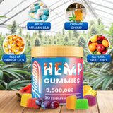 HOOLOO Omega 3-6-9 Gummies Watermelon flavour close-up
