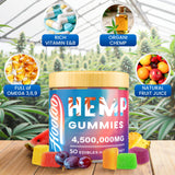 HOOLOO Omega 3-6-9 Hemp Gummies Citrus flavour