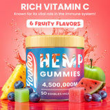 HOOLOO Omega 3-6-9 Hemp Gummies packaging side view