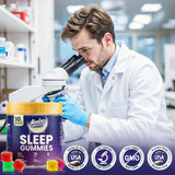 HOOLOO Sleep Gummies 10mg Melatonin gummies in a bowl