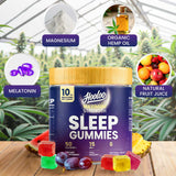 HOOLOO Sleep Gummies 10mg Melatonin packaging side view