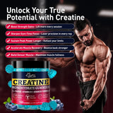 Hoozzch Blueberry Creatine Gummies serving size illustration