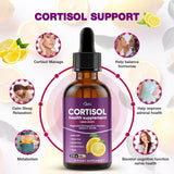 Hoozzch Cortisol Support Liquid Drops 60ml back view