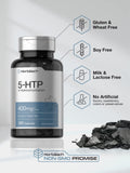 Horbäach 5-HTP supplement ingredients close-up