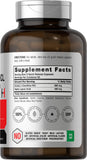 Horbäach Acetyl L-Carnitine HCL 1200mg supplement side view