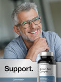 Horbäach Amino Acid Complex 3000mg Hydrolyzed Gelatin close-up of ingredients
